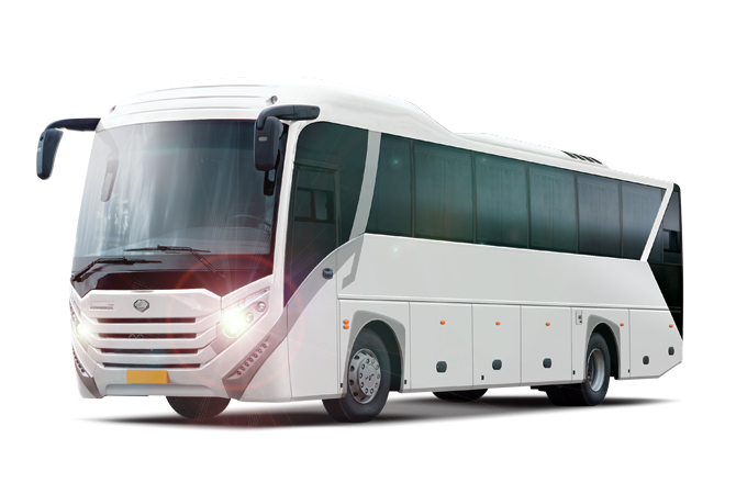 Illustrative AC touring coach category, exact model unverified