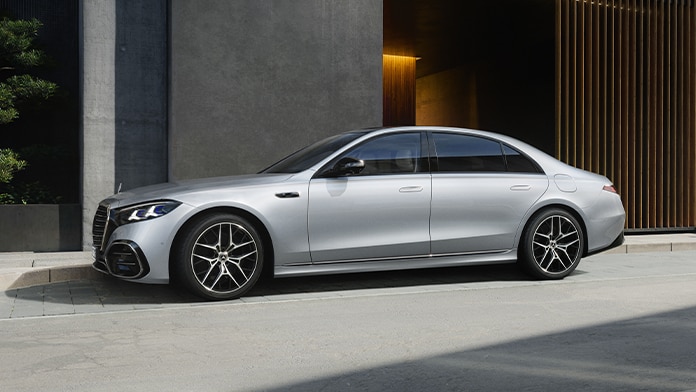 Mercedes-Benz S-Class long-wheelbase 2026 facelift in the official India model image; illustrative manufacturer reference
